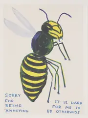David Shrigley, Untitled, 2021 offset lithograph in colours sheet 80 x 60cm