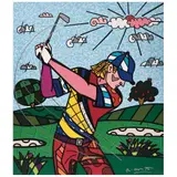 Romero Britto, Untitled, Acrílico sobre tela