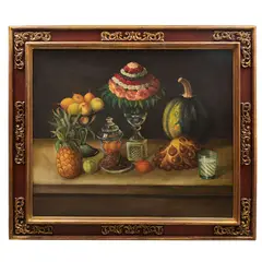 Bodegón con pan de muerto by Anónimo, Óleo sobre tela, offered Apr 2022