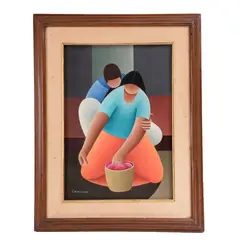 Untitled by Victor Manuel Cancino, Óleo sobre tela, offered Mar 2022