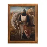 Adán Juárez, Cid Campeador, Óleo sobre tela