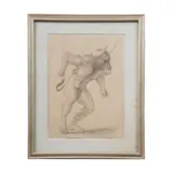 Firmado Arturo, Minotauro, Lápiz sobre papel