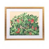 Flora Guerrero Garro, (Ciudad de Mexico, 1953 - ) Manzanas, 2021, Acrílico sobre papel