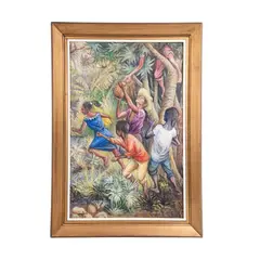 Untitled by Firmado Herrera, 1958, Óleo sobre tela adherido a tabla, offered Mar 2022