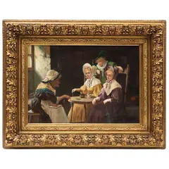 David W. Haddon, INGLATERRA, (Activo entre 1884 – 1911), Óleo sobre tela