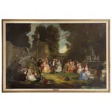 Henry Andrews, FIESTA GALANTE, Óleo sobre tela
