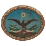 Alegoría de la República Mexicana, MÉXICO, SIGLO XIX, Óleo sobre tela