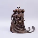 Anónimo, Sin título (alegoría del trabajo), Escultura en bronce