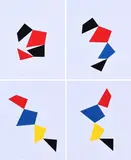 Jo Niemeyer, Serie von 6 Serigrafien, 2003, 6 Farbserigrafien und einem Deckblatt auf leichtem Karton