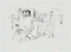 Bele Bachem, Ohne Titel, 1959, Radierung auf Velin