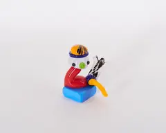 Ohne Titel by Otmar Alt, Polychromes Glas, sold Feb 2021