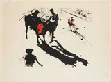 Bullfight No. 1 by Salvador Dalí, 1966, Farblithografie auf BFK RIVES (Wasserzeichen), sold Jun 2020