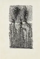 Ohne Titel by Max Ernst, 1973, Lithografie auf Japan, sold Jun 2020