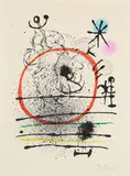 Herbes d'été (Aus: Hai-Ku) by Joan Miró, 1967, Farblithografie auf Velin, sold Jun 2020