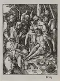 Beweinung Christi by Albrecht Durer, 1511, Holzschnitt auf Papier, sold Nov 2020