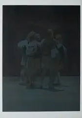 Tim Eitel, White Skirts (Amerikanische Nacht), 2012, Farblithografie auf Velin