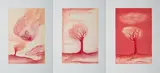 Leiko Ikemura, Konvolut von 3 Lithografien