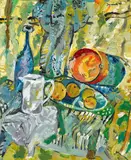 Juliusz Joniak, Ohne Titel, 1990, Öl auf Leinwand