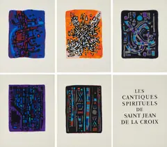 Alfred Manessier, Les Cantiques spirituels de Saint Jean de la Croix, 1958, Buch mit 12 Farblithografien