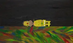 Chun Ouyang, Dead end for the king, 2006, Öl auf Leinwand