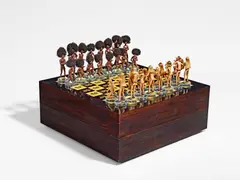 Chess set by Jake and Dinos Chapman, 2003, sold Sep 2020