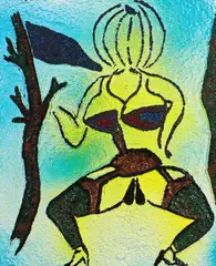 Andreas Slominski, xyz erotic vol. 5, 2010, Acryl und farbige Glitzerpartikel auf Polystyrolplatte