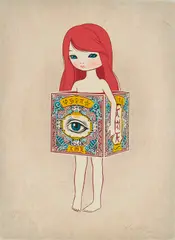 Mark Ryden, Eye of Eternity, 2011, Portfolio mit einer Serigrafie und einer Publikation