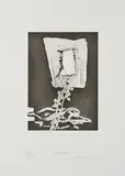 Felix Droese, Schlafstätte, 1984, Radierung auf Arches FRANCE (Wasserzeichen)