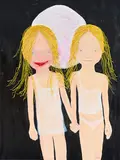 Heike Kati Barath, Ohne Titel, 2007, Öl, Lack und Fugendichter auf Leinwand