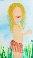 Heike Kati Barath, Ohne Titel, 2004, Öl, Lack und Fugendichter auf Leinwand