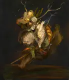 G.L. Brierley, "Retskirt II", 2009, Öl auf Holz