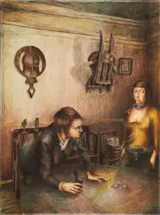 Bernhard Brungs, "Herwarth Walden", 2007, Mischtechnik auf Leinwand