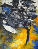 Christoph M. Gais, Ohne Titel, 1985, Öl auf Leinwand