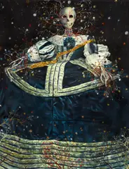 Haruku Maeda, Heartbeat of the Death II, 2009, Öl auf Leinwand