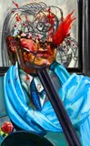 Dawn Mellor, "The Estate Manager", 2010/11, Öl auf Leinwand