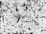Henning Strassburger, "Soul Surfer", 2015, Kohle, Öl und Acryl auf Leinwand