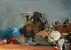 Shonah Trescott, "Turmoil III", 2009, Öl auf Leinwand