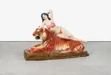 Zhanyang Li, The Tiger and the Beauty, 2003, Fiberglas, bemalt
