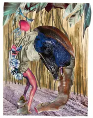 Wangechi Mutu, Kichwa Kubwa, 2011, Mischtechnik, collagiert auf Papier