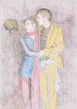 Birgit Megerle, Ohne Titel, 2003, Farbstift auf Papier