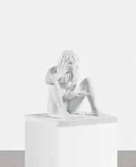 Thom Puckey, L'Arret de Mort, 2007, Marmor ('White P')