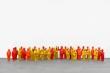 Jingdong Shen, Founding Ceremony (National Day 1949), 2006, Jeweils: Glasfaserverstärkter Kunststoff, farbig gefasst