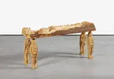 Paloma Varga Weisz, Frau, gebettet, 2003, Lindenholz, geschnitzt