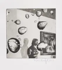 Karin Kneffel, Ohne Titel, 2013, Farbradierung auf Bütten