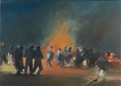 Shonah Trescott, "Turmoil IV", 2009, Öl auf Leinwand