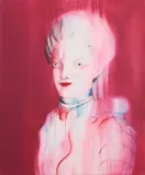 Bettina Sellmann, "Red Lady", 2004, Mischtechnik auf Leinwand