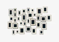 Allan McCollum, Plaster Surrogates, 1982-1989, Jeweils: Emaillefarben auf Gips