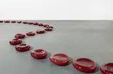 Kiki Smith, Bloodline, 1994, Jeweils: mundgeblasenes Glas