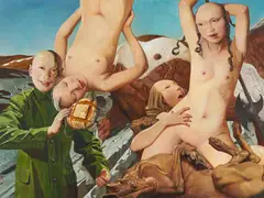 Dong Wei, Hunting, 2007, acrylic on canvas