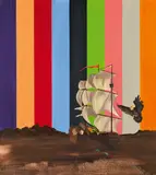 GAMA, "Lieferung II", 2009, Öl auf Leinwand
